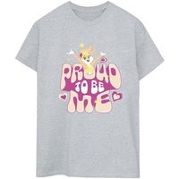 dessins animes camiseta manga larga proud to be me para mujer