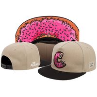 gorra snapback de bordado de donut gorra de beisbol de hip hop de bloque de color unisex sombreros deportivos ligeros de golf y sol para mujeres y hombres