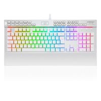 redragon yama teclado mecanico gaming rgb blanco