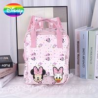 mochila pequena de anime de minnie mouse de disney de nailon estilo kawaii con cremallera mochila de dibujos animados