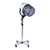 homcom casco secador de pelo para peluqueria con soporte y campana 1100w