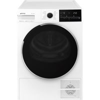 secadora condensacion - smeg dnp93sles bomba de calor 9 kg blanco