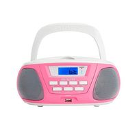 radio cd aiwa boombox bbtu 300pk rosa bluetoothcdusbmp3