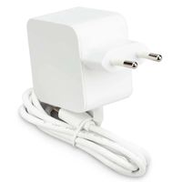 fuente de alimentacion cargador raspberry pi 5 usb c 27 w color blanco