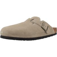 birkenstock zuecos boston vl shearling para mujer