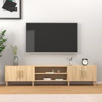 vidaxl mueble para tv madera contrachapada roble sonoma 180x315x40 cm