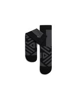 calcetines de running on running performance mujer negrogris