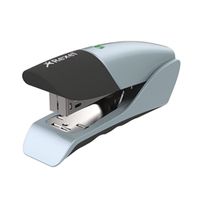 rexel gazelle half strip stapler silverblack