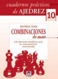 cuadernos de ajedrez 10 combinaciones de mate