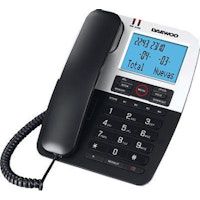 daewoo dtc 410 telefono analogico negro plata tel