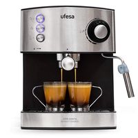 ufesa ce7240 cafetera express 20 bares 16l 850w negroinox