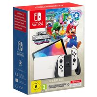 nintendo switch oled  super mario bros wonder  12 meses de nintendo switch online