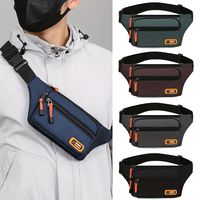 1pc bolso de cintura ligero y versatil para hombres bolso de hombro para deportes al aire libre bolso para telefono movil