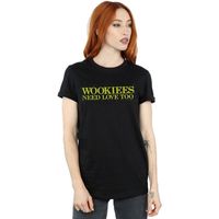 disney camiseta manga larga wookiees need love too para mujer