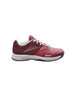 zapatillas de tenis wilson kaos comp 30 granate mujer