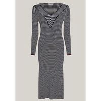 tommy hilfiger falda vestido mini stripes rib mujer para mujer