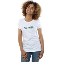 harry potter camiseta manga larga slytherin para mujer