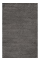 alfombra de lana virgen de pelo corto  gris oscuro 120x180