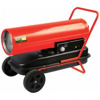 perel ft130c calefactor diesel 30 kw rojo