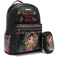 nicole lee bolso mochila grande para ordenador alma de colores para mujer