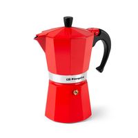 cafetera italiana - orbegozo kfr640 6 tazas rojo