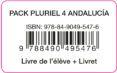 pluriel 4 pack eleve andalucia ed20