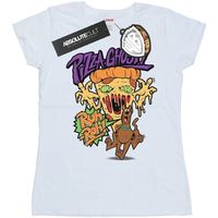 scooby doo camiseta manga larga pizza ghost para mujer