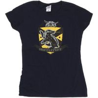 harry potter camiseta manga larga hufflepuff para mujer