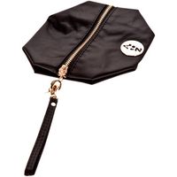 very bag street bolso pochette besace bouton dore noire para mujer