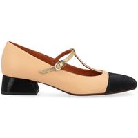 chie mihara zapatos de tacon zapato de tacon hebi beige para mujer