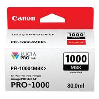 canon pfi-1000mbk matte black ink cartridge 80ml