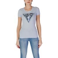 guess camiseta ss cn triangle flower w5ri00 j1314 para mujer