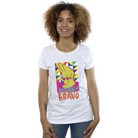 johnny bravo camiseta manga larga bi24887 para mujer