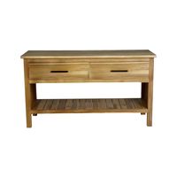 mueble de bano de madera de teca maciza de 135 cm