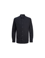 camisas jack and jones egingham twill black hombre