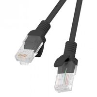 lanberg cable de red rj45 utp cat5e 1m negro