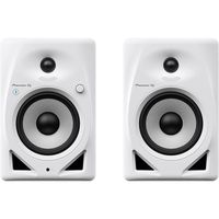 pioneer dj dm-50d-bt altavoces de monitor de 5 con bluetooth blancos