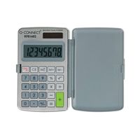 q-connect 8-digit pocket calculator extra large display kf01602