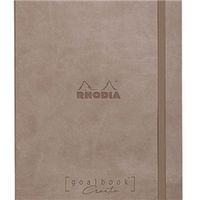 clairefontaine rhodiarama creation dot goalbook a5 taupe 194441c