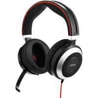 jabra evolve 80 uc auriculares con microfono negros