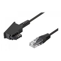 goobay cable tae-f a rj-45 machomacho 15m negro