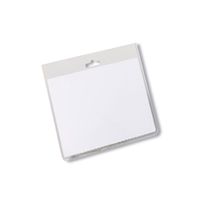 durable name badge with euro perforation 60x90mm pack of 5 820919