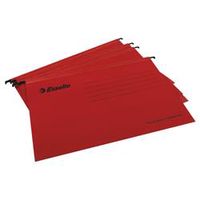 esselte classic a4 red suspension file 25 pack