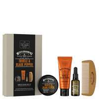 the scottish fine soaps company mens grooming thistle and black pepper face and beard kit