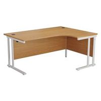 allegro 1600 crescent cantilever workstation rh - twu1612rhradnowh