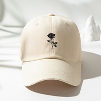 gorra de beisbol ajustable con rosa estampada sombrero de pico transpirable unisex gorra deportiva con visera curvada elegante para todas las estaciones al aire libre