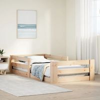 vidaxl estructura de cama sin colchon 80x160 cm madera maciza de pino