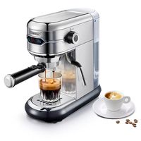 hibrew h11 cafetera semi-automatica espresso 11l 19 bares plata