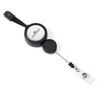 durable badge reel plus black