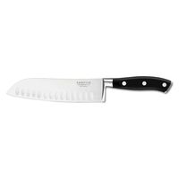 cuchillo santoku 18 cm  negro